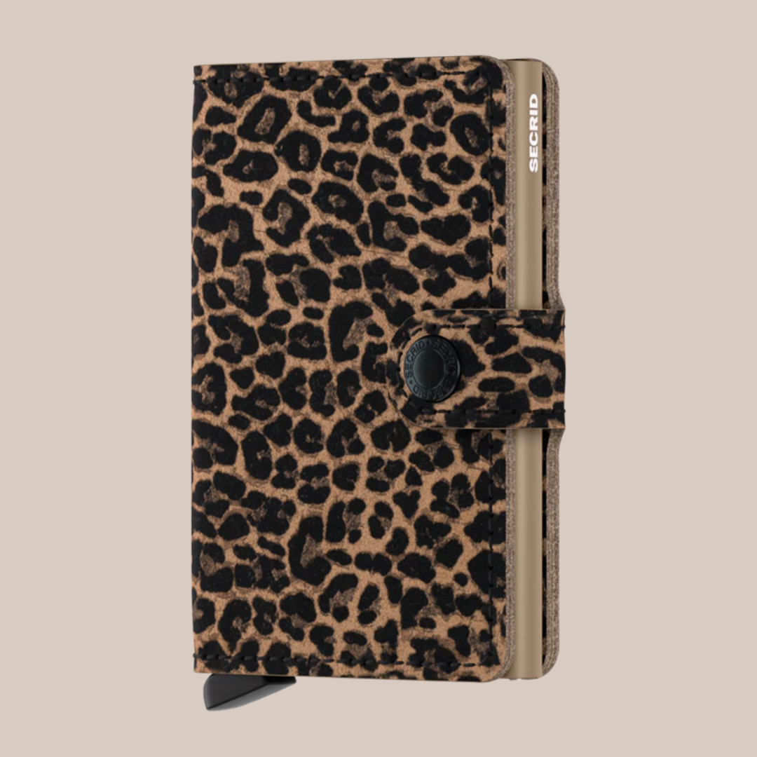 Porte-cartes SECRID, Leopard beige