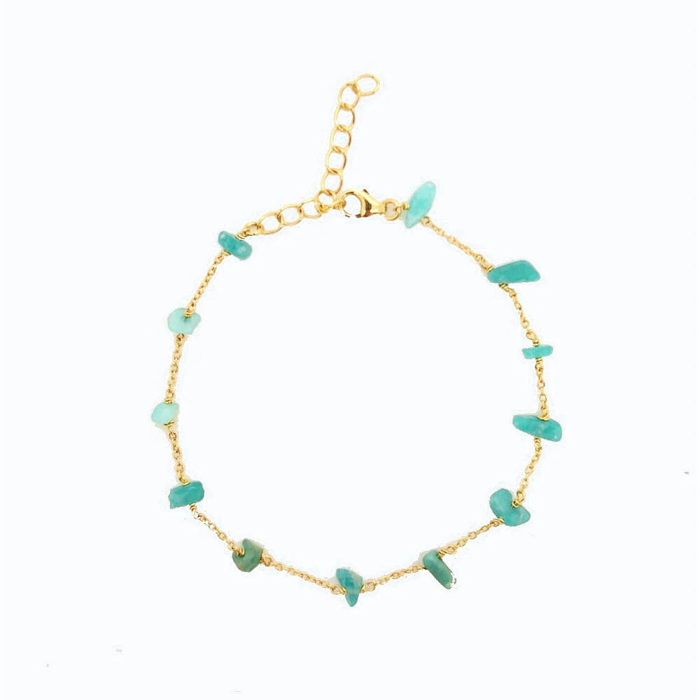 Bracelet Nugget, Amazonite