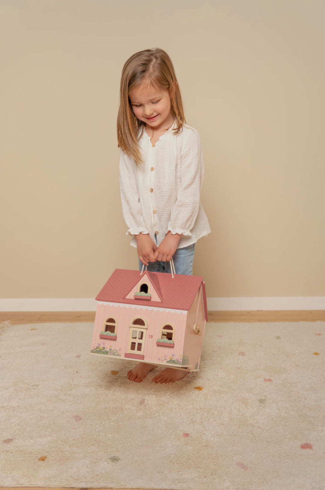 Maison de poupée portable