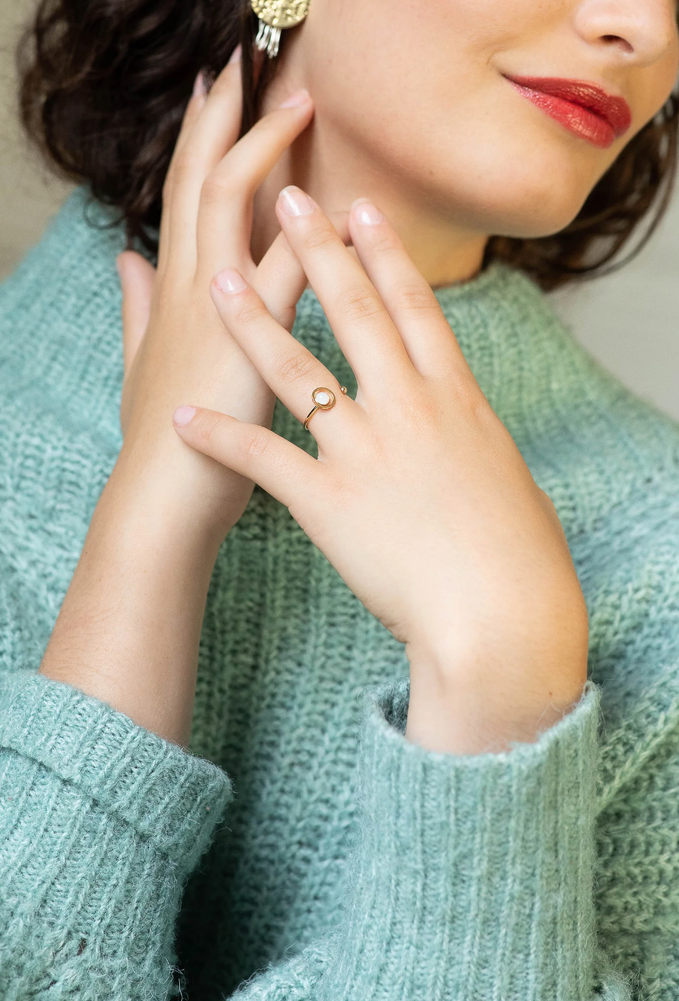 Bague Céleste, noir