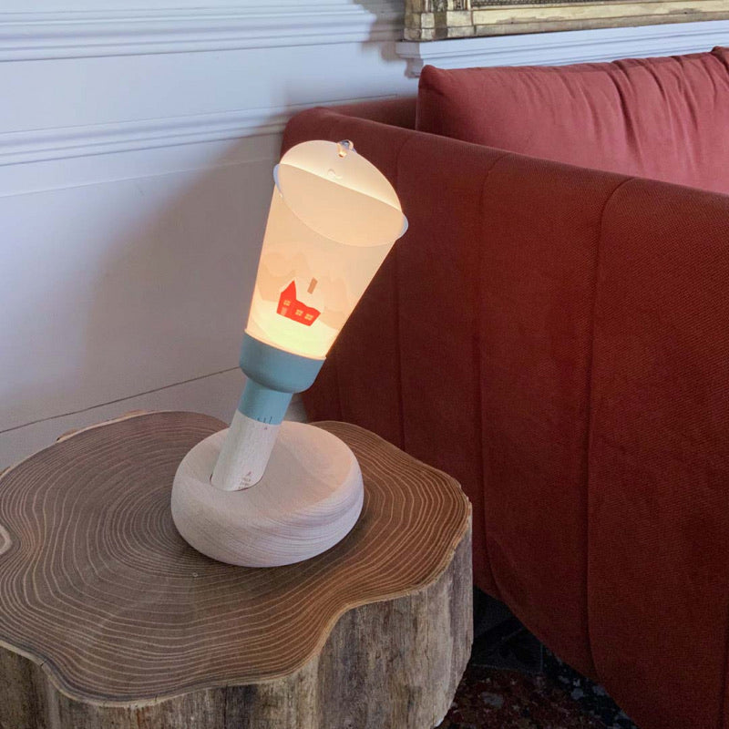 Lampe Nomade, Chalet enneigé