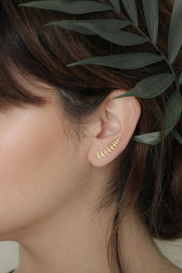 Boucles Geo Ear Climbers