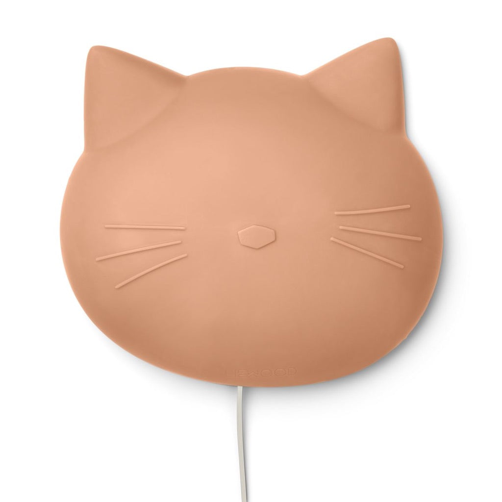 Lampe applique, chat rose